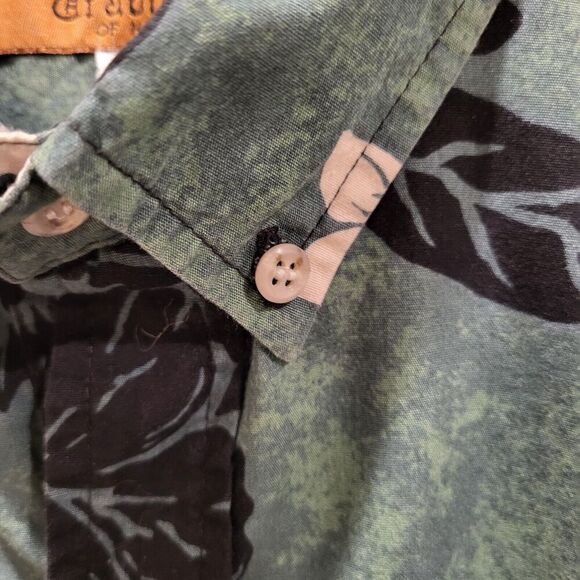 Vintage Island Traditions Men's Large Green Pullover Shirt Hawaii USA Made - Picture 7 of 16